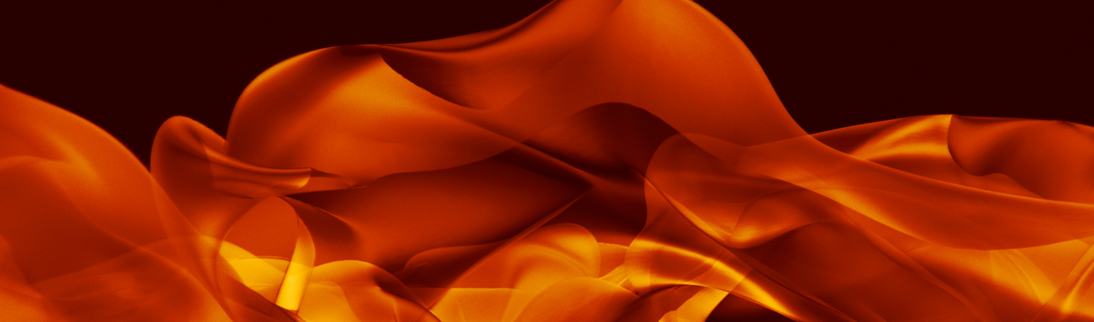 Abstract flowing flame visual from The Charles Group's Z by HP campaign hero