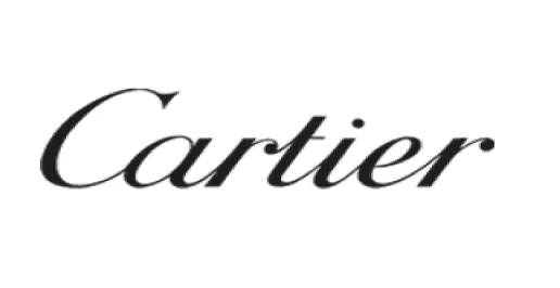 "Cartier logo — luxury jewelry client of The Charles Group"