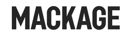 "Mackage logo — luxury outerwear client of The Charles Group"