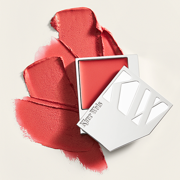 Kjaer Weis organic beauty product still life photography produced by The Charles Group, showcasing natural beauty ethos