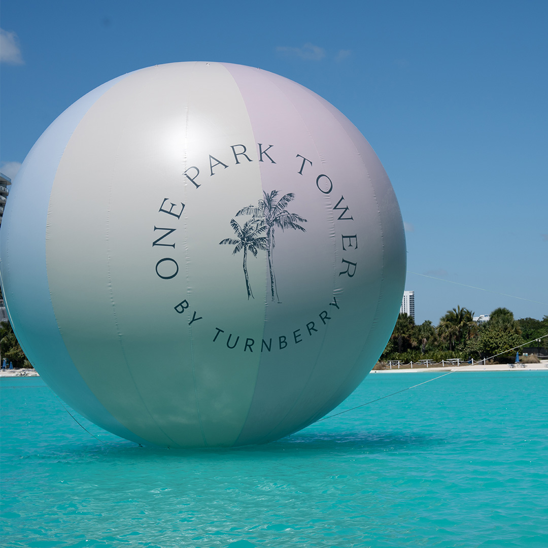 Experiential marketing activation for One Park Tower luxury real estate by The Charles Group
