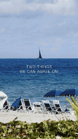 Social content for The Seagate Delray Beach resort